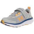 thumbnail image 1 of Under Armour Boy's Pre School Assert 9 Alternate Closure Sneaker, (108) Mod Gray/Bauhaus Blue/Rise, 2.5 Little Kid, 1 of 2