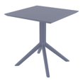 thumbnail image 2 of Compamia Loft Bistro Set 3 Piece with 27 inch Table Top Dark Gray, 2 of 3