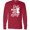 Red, variant on Inktastic Hunting Girls Hunt Too Only Prettier with Doe and Arrow Long Sleeve T-Shirt