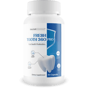 Fresh Tooth 360 Pro Our Best Oral Dental Probiotics for Teeth & Gums - Oral Health Probiotics - Mouth Probiotics - Oral Probiotics for Women & Men - Oral Probiotics for Men & Wm - Best Oral Probiotic
