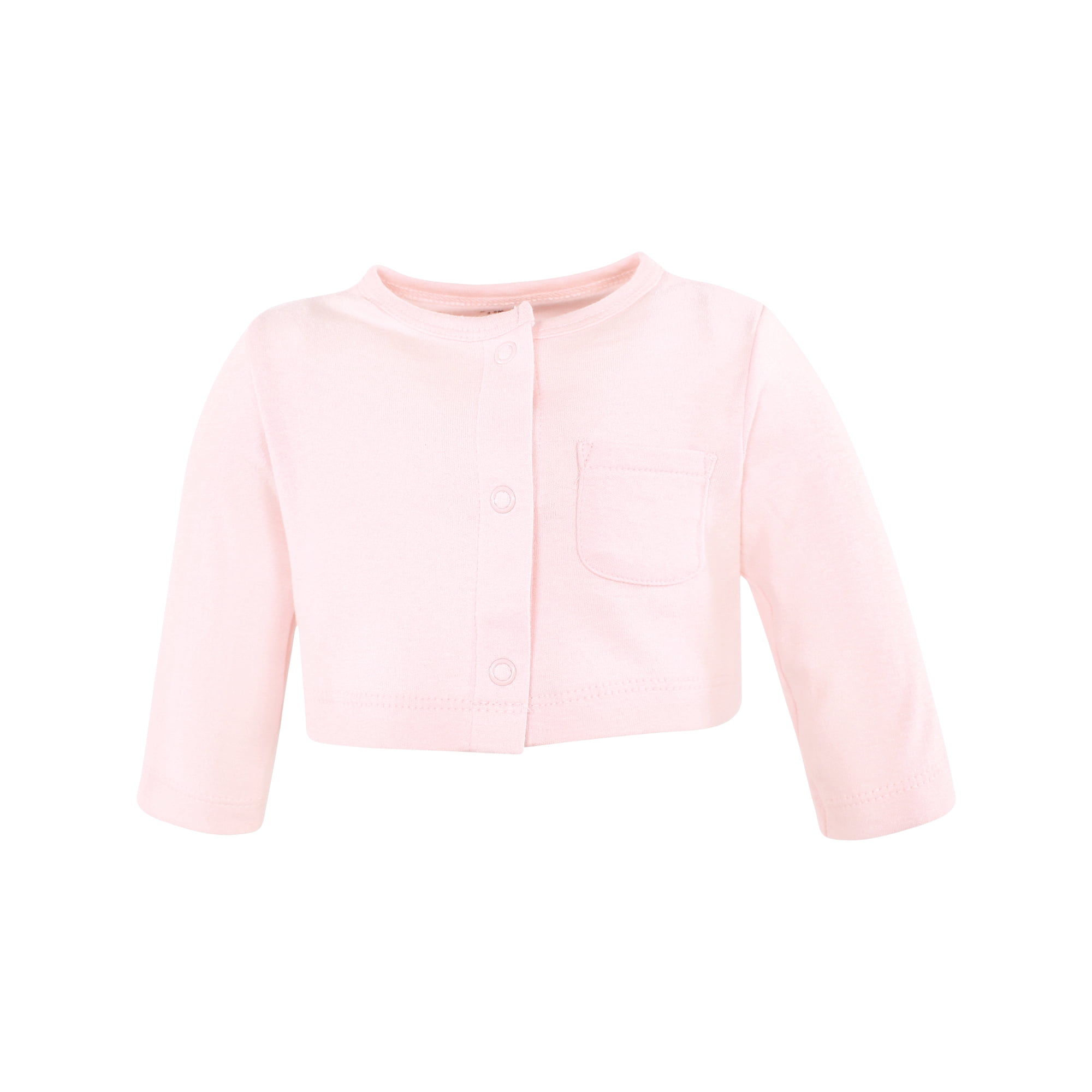 Hudson Baby Girls Cotton Dress and Cardigan Set, Cascading Hearts, 6-9 Months