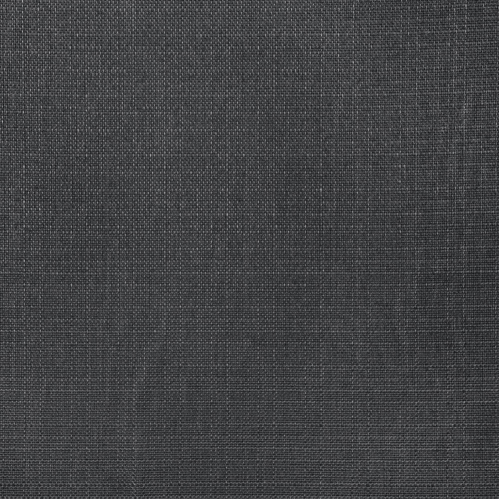 Ecologee Wakefield Textured 100% Blackout Rod Pocket Indoor Curtain Panel Pair, Charcoal, 37" W x 63" L