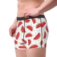 thumbnail image 2 of Uemuo Watermelon Pattern Men's Boxer Briefs,Trunk Anti-Chafing,Comfortable, Durable, and Stylish Underwear-Small, 2 of 9