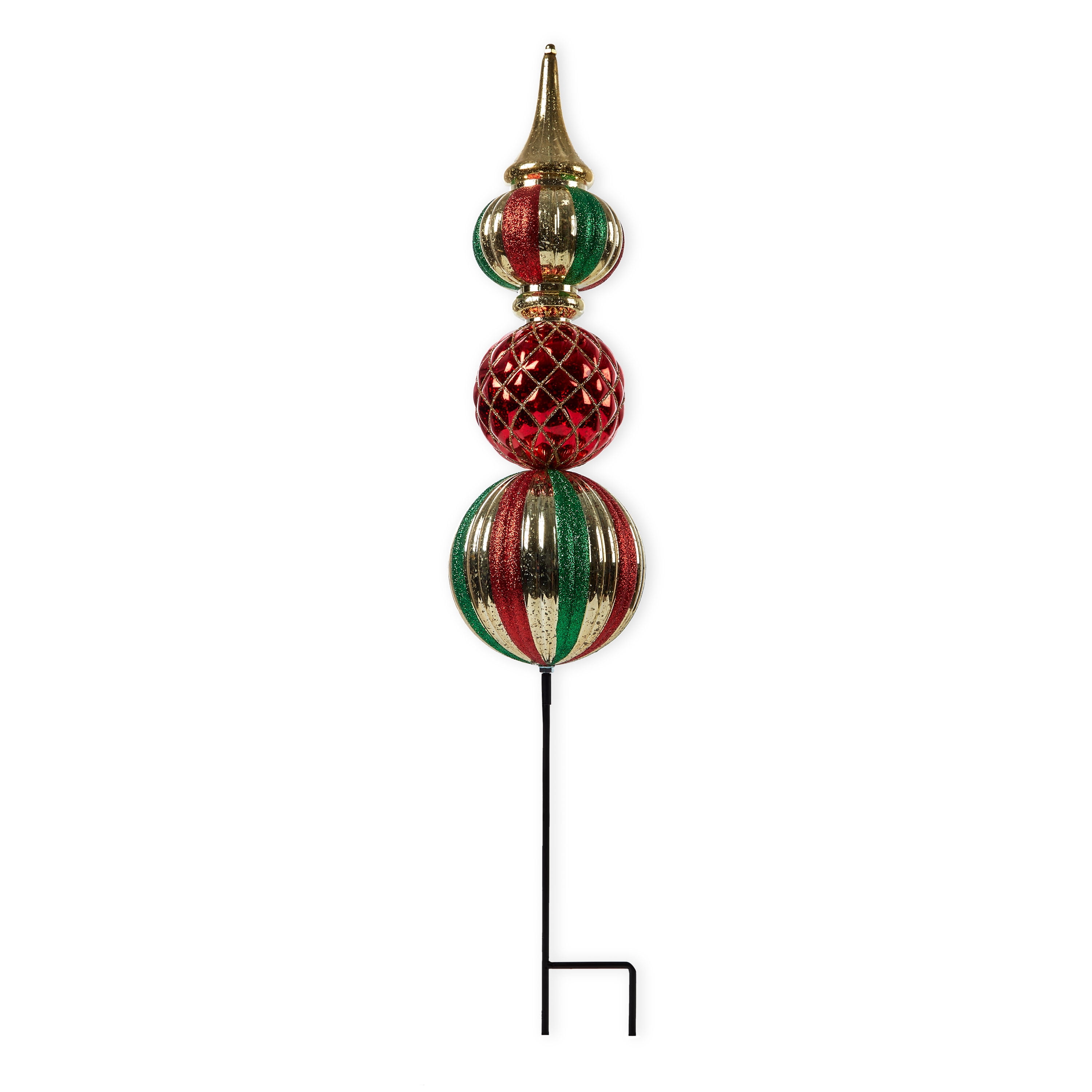 Holiday Time 32" Battery Operated LED Lighted Finial Christmas Lawn