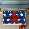 thumbnail image 4 of 4th of July Door Mat,American Flag Star Indoor Outdoor Non-Slip Patriotic Summer Doormat,Entryway Front Porch Fourth of July Independence Day Welcome Door Mats for Entrance Decor 30" x 17", 4 of 7