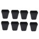 thumbnail image 1 of 50 macetas pequeñas para plantas de interior, tamaño 1, color negro., 1 of 5