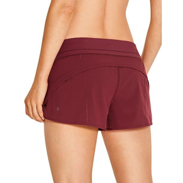 CRZ YOGA Women's Quick-Dry Workout Sports Active Running Shorts - 2.5 Inches - Walmart.com ...