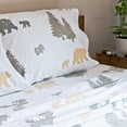 thumbnail image 5 of JumpOff Jo - Queen Flannel Sheets Complete Set - Includes Flat Sheet/Fitted Bed Sheet/ 2 Pillow Cases, Warm and Cozy Winter Sheets - Woodland, 5 of 9