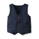 thumbnail image 3 of Traje de vestir para niño, chaleco de caballero, pantalón, camisa a rayas, cárdigan, traje de caballero de cuatro piezas, 3 of 5