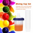 thumbnail image 4 of Graflsoa 800ml Paint Mixing Cup Set with 4 Sealing Plugs, 10 Disposable Inner Cups & Lids, Durable Polypropylene Housing, Clear Scale Marks, Multiple Capacities Available, 4 of 6