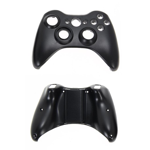 Control Mando Inalámbrico Carcasa Completa Carcasa + Botones para XBox 360 Negro