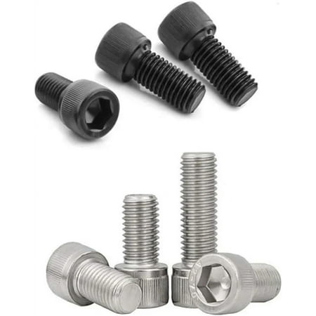

ZX 5-50PCS Allen Screw DIN912 M1.6 M2 M2.5 M3 M4 M5 M6 M8 A2-70 Stainless Steel /grade12.9 Black Hex Socket Cap Head Screws Bolt (Color : Grade 12.9 Black Size : 40MM_M2.5 50PCS)-0810