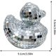 thumbnail image 2 of Adornos de pato de discoteca, decoración para fiesta de discoteca con forma de pato, esculturas de pato con bola de espejo reflectante para diseño, accesorios de escenario, bodas, decoración de festiv, 2 of 4