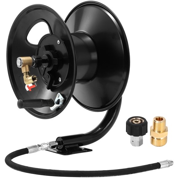 Carrete para manguera de hidrolavadora Tool Daily de 30 m, acero de alta resistencia