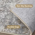 thumbnail image 5 of UERMEI 5x7 Washable Area Rugs for Living Room, Modern Abstract Printed Rug, Vacuum-Friendly, Non Slip Indoor Rug for Bedroom Dining Room Home Decor Carpet, Light Brown/Gold, 5 of 9