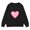 Black-1, variant on Girls Oversized Sweatshirt Heart Cute Sweater Pullover Crew Neck Prepp𝗒 Valentines Day Teen Spring Long Sleeve Trendy Hoodies Youth Crewneck Sweatshirt Back-to-School