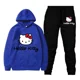 thumbnail image 3 of Sudaderas y tops deportivos de dibujos animados de Hello Kitty para hombres y mujeres, sudaderas con capucha para parejas, trajes de moda de primavera y otoño 2024, 3 of 5