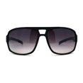 thumbnail image 3 of Mens Luxury Oversize Sport Plastic Racer Sunglasses Matte Black, 3 of 4