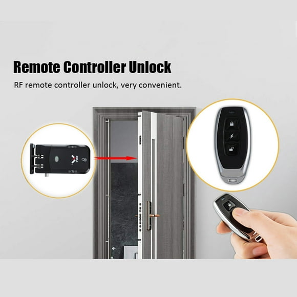WAFU Serrure à Empreinte Digitale, Serrure de Porte Serrure Intelligente Serrure Sans Clé Serrure à Distance Serrure de Porte Sans Clé Serrure Sans Clé Serrure à Distance Invisible Sans Fil Serrure Améliorée Buzhi Télécommande Idéale et Bureau