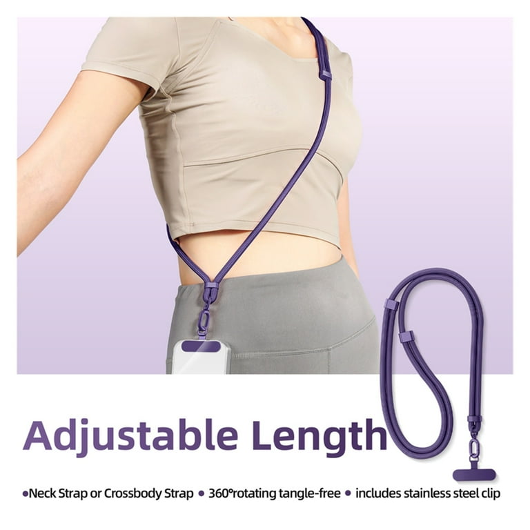 Universal Adjustable Chain Polyester Mobile Phone Lanyard With