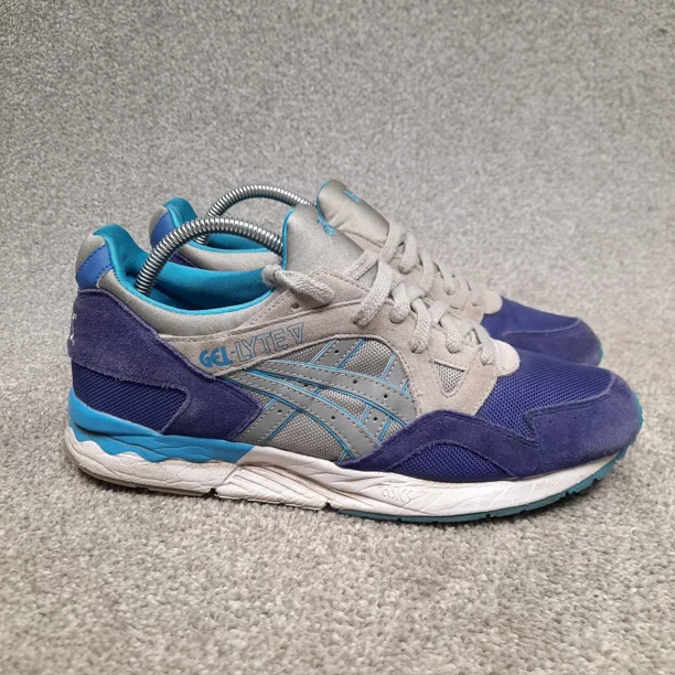 ASICS Gel Lyte 5 90s Vibrant Pack Sneakers Shoes Mens Size 10 Grey Purple H504N