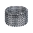thumbnail image 1 of Galvanized Steel Razor Fence Anti-Corrosion Security Razor Wire Fencing Garden Farm Outdoor Protection 500FT, 1 of 9