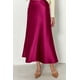 thumbnail image 3 of Falda PRETTYGARDEN 2025 Satinada Midi Rosa Rojo XL, 3 of 7