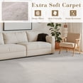 thumbnail image 2 of SIXHOME 3'x5' Area Rugs for Living Room Abstract Gradient Area Rugs Machine Washable Rugs Ultra Soft Neutral Carpet Rugs for Bedroom Dining Room Office Playroom Modern Home Decor Non Slip Rug Beige, 2 of 7