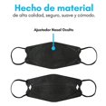 thumbnail image 5 of Paquete de 50 Cubrebocas Hanylish KF94 Color Negro hanylish Paquete de 50 Cubrebocas KF94, 5 of 5