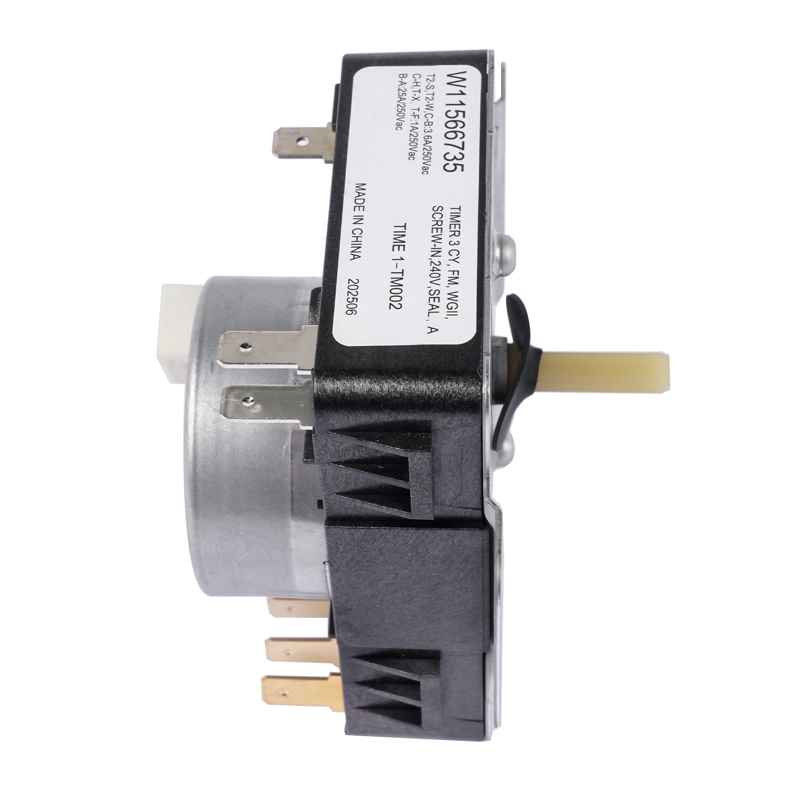 NEWZQ Dryer Timer Control 60Hz Black W11685947 for Whirlpool Maytag MED4500MW0 YMED4500MW0 1Pc