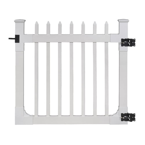 2PC Wooden Picket Fence Panels Gate Picket Forest Plant Climbing Door Decorative