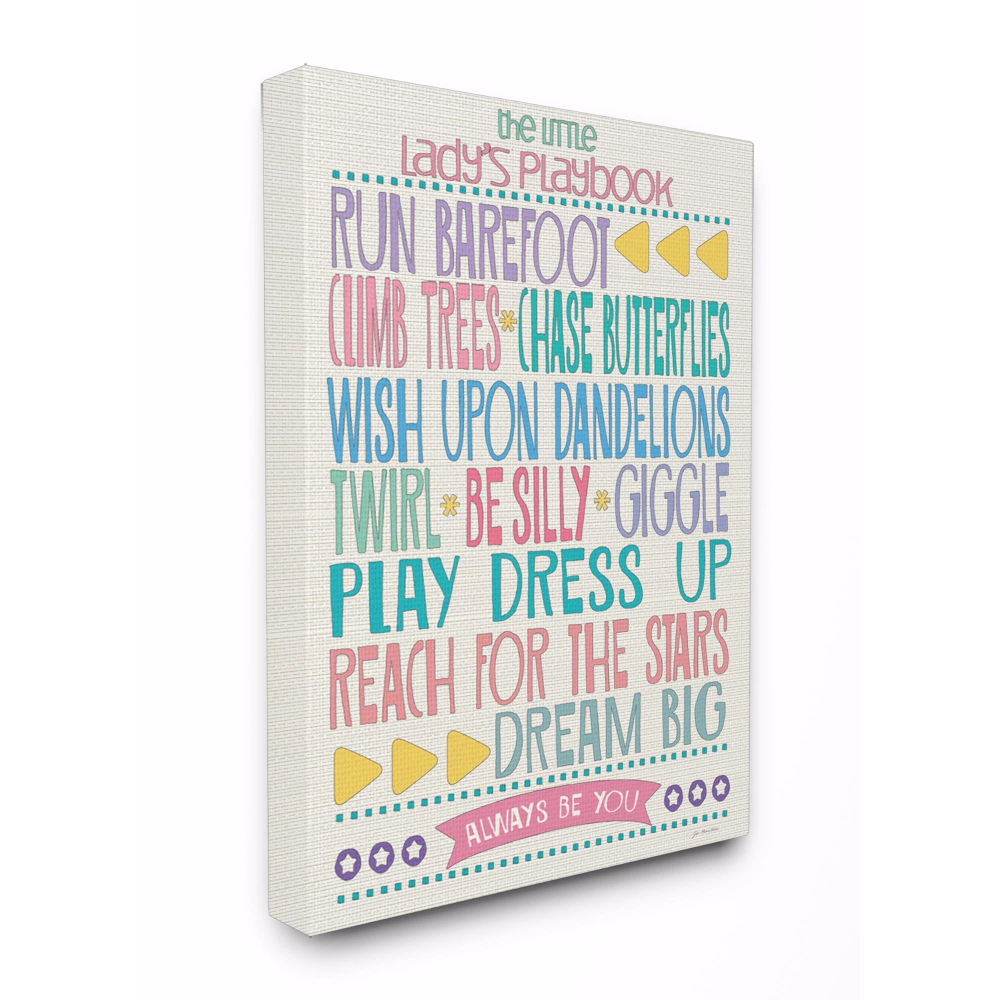 Stupell The Little Lady's Playbook Wall Art 24x30