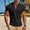 c01Black, variant on Mens Retro Lace Up Cotton Linen-Like Versatile Breathable Lightweight Shirts for Beach Summer Hippie Boho Fashion T-Shirt Beige S