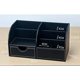 thumbnail image 3 of 7 compartimentos PU cuero accesorios de escritorio organizador de escritorio colección papelería caja de almacenamiento ordenado escritorio Oficina papelería caja negro JFHHH pequeña, 3 of 4