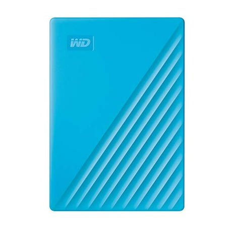 WD 2TB My Passport Portable External Hard Drive, Blue -