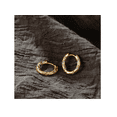 thumbnail image 4 of Pendientes Xtellar Aretes Dorados Con Detalle Trenzado Chic, 4 of 4