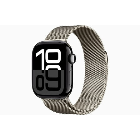 Restored Apple Watch Series 10 Aluminum 46mm A3003 (GPS Only, No Cellular) Jet Black (Refurbished)