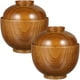 thumbnail image 2 of Tazón de madera de 2 piezas con tapa de tapa Tazón de arroz Cazón para tazón de madera de madera, 2 of 7