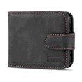 thumbnail image 6 of Case for Samsung Galaxy Z Flip 7, PU Leather Card Slots Magnetic Closure Vintage Shockproof Protective Case for Samsung Galaxy Z Flip 7 - Black, 6 of 12