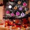 thumbnail image 5 of 3cm Farfi 24 Uds. Bolas de Navidad brillantes bolas de Navidad colgantes de árbol colgantes de Navidad para decoración del hogar de fiesta, 5 of 5
