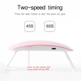 thumbnail image 3 of Labymos Mini UV LED Portable Nail Lamp Foldable Nail Dryer Curing Lamp Gel Light 2, 3 of 8