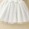 thumbnail image 5 of TOOYOU Girls Dresses Toddler Sleeveless Holiday Party Dress Up Dress Dance Party Dresses Sweet Girl Theme Party Sundress ,Size 3-4 Years , White, 5 of 6