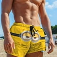 thumbnail image 4 of Costume Cosplay Pattern 3D Serious Minions Custom Summer Beach Shorts Swim Trunks, 4 of 6