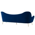 thumbnail image 5 of Modway Cheshire Channel Tufted Performance Velvet Sofa in Navy, 5 of 9