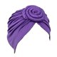 thumbnail image 1 of Turbante africano Jygee Disc, ingenioso, preatado, elegante, de alta elasticidad, para la cabeza, para mujer, morado, 1 of 5