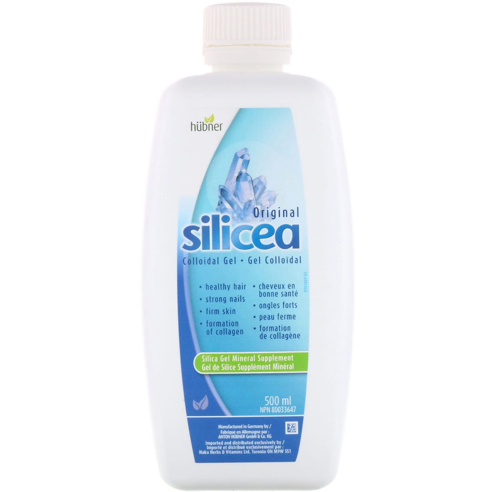 Hübner Original Silicea Gel One a Day Capsules for Hair, Skin, Nails, and  Connective Tissue, Pure Colloidal Silica Gel Formula, No Additives or
