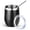Black, variant on Neihepal 12oz Stainless Steel Wine Tumbler with Lid and Straw, Double Wall Vacuum Insulated Travel Cup, (Dark Night,1 Set)