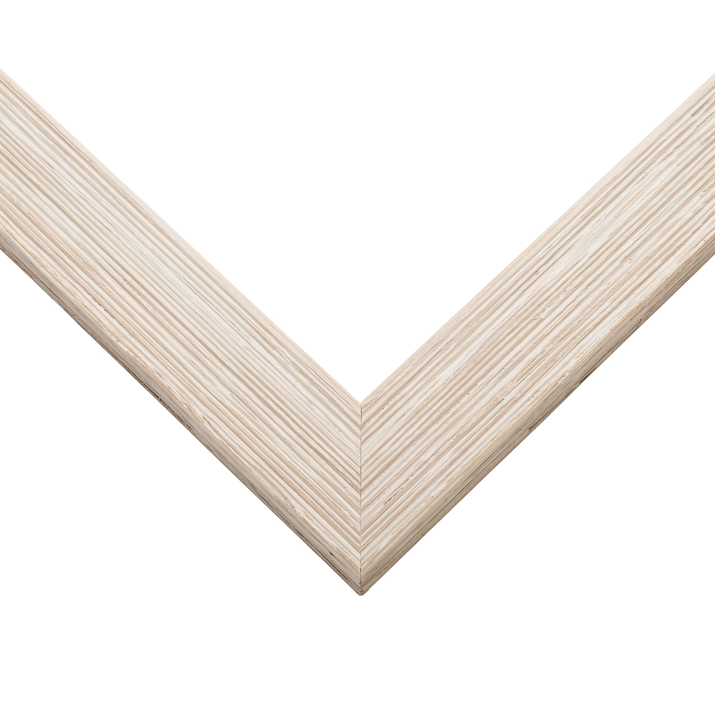 18x24 White Rustic Wide Barnwood Picture Frame - UV Acrylic, Foam Board Backing, Hanging Hardware