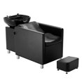 thumbnail image 1 of VEVOR Shampoo Backwash Chair Salon & Spa Hair Washing Station with Wide Footrest, 1 of 9