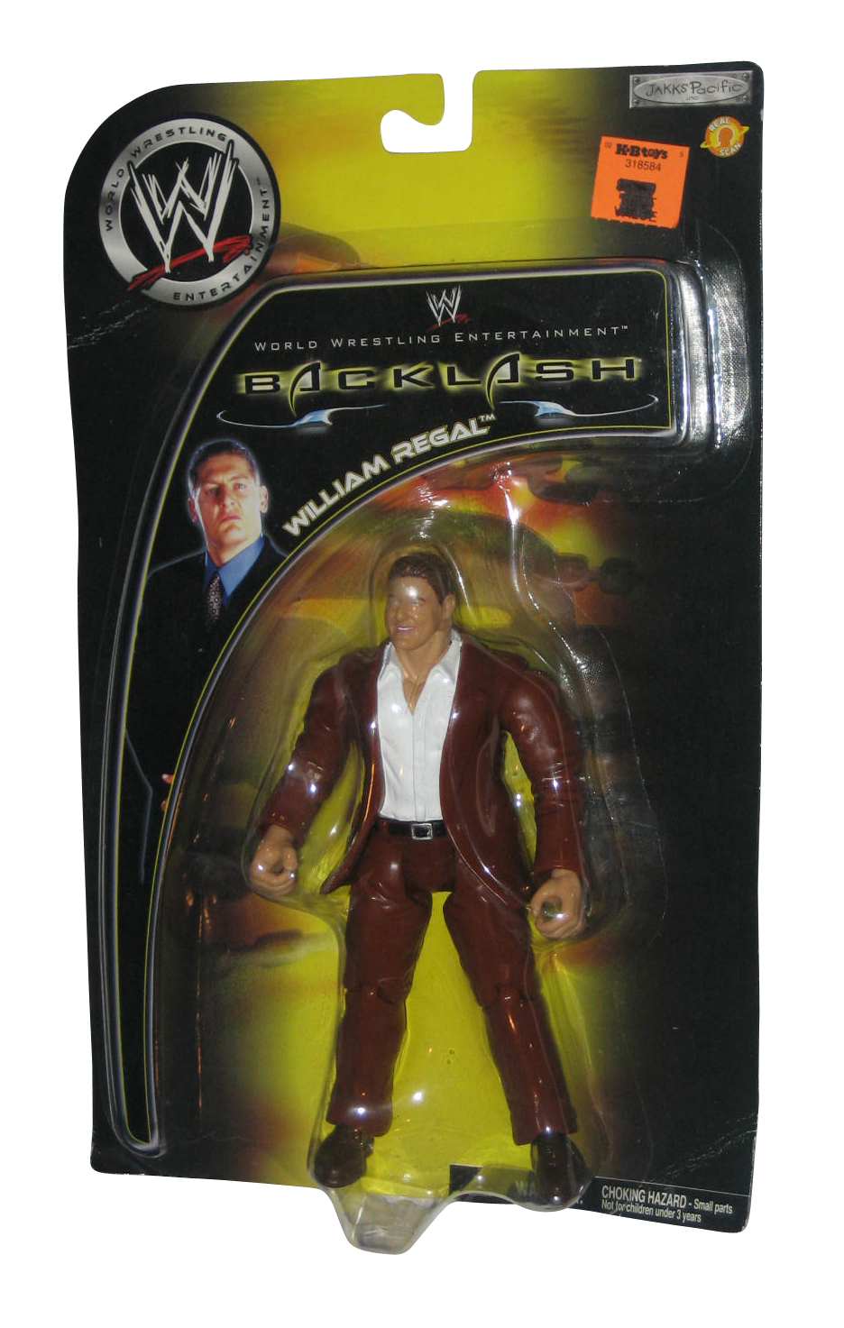 WWE Backlash William Regal Jakks Pacific WWF Action Figure ...